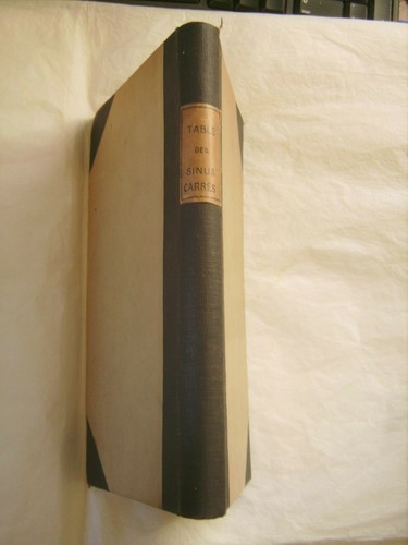 Table des sinus carrés - ,