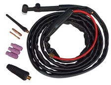 ELCAN Torche de soudage TIG 17V de 4 mètres avec connecteur 10-25 installé et...