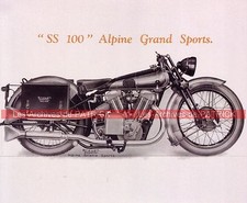 BROUGH SUPERIOR SS 100 à moteur JAP 1000 1924 Fiche Moto 000009