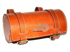 Sac à outils en cuir marron