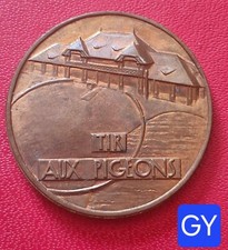 Paris XVI è - Rare Médaille 33,5 mm - Cercle Du Bois De Boulogne Tir Aux Pigeons