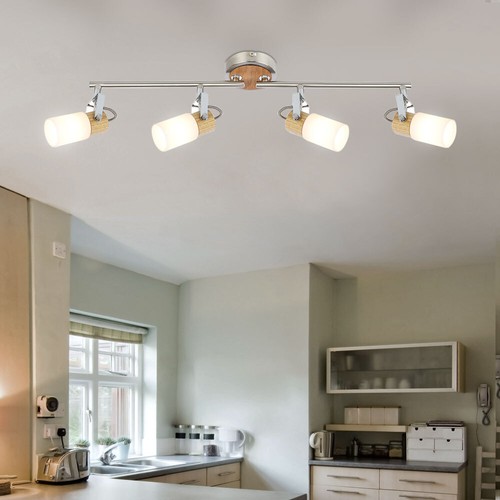 Lampe bois spot - lampe,