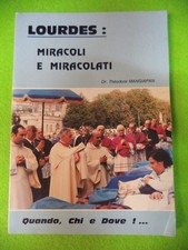 Book Libro LOURDES MIRACOLI E