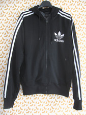Veste Adidas à Capuche Originals noir Trefoil Jacket Homme vintage - S