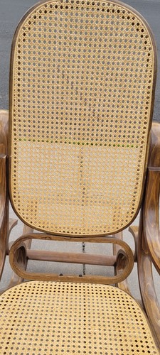 Vintage bentwood rocker with - vintage,