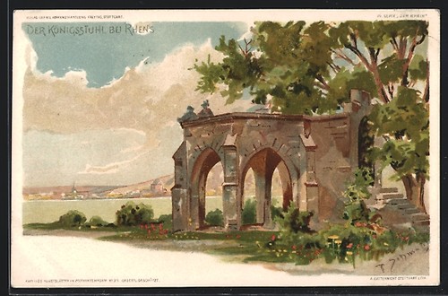 Carte postale artiste - carte, d'artiste