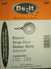 MOULE à plombs DO-IT tête plombées DROP SHOT SINKER DSS-8-M4 pêche drop shot