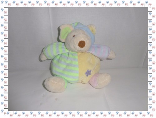 Doudou boule souris jaune - m,