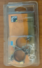 3X COLLIER SIMPLE  DE FIXATION DE TUYAUX DE PLOMBERIE 26 EN METAL