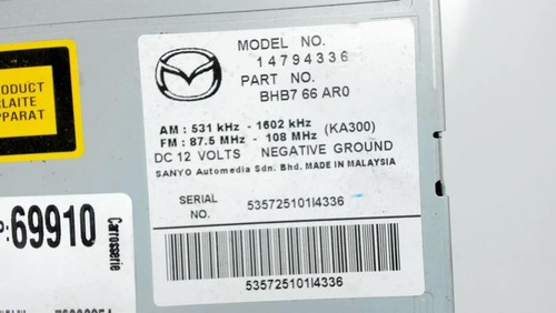 Autoradio mazda phase 2 - mazda, 3