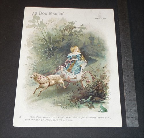 Chromo 1900 1905 bon - au, marche
