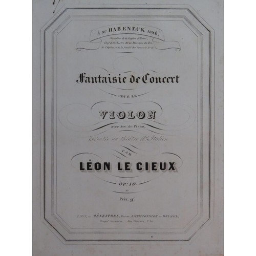 Cieux léon fantaisie - le,