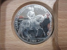5 ECU Monnaie Spéciale Espagne 1989 Carolus V augustus  Imperator Ag .
