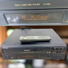 Panasonic LX-H180 LaserDisc Lecteur CDV CD Japon Multi Disc avec télécommande...