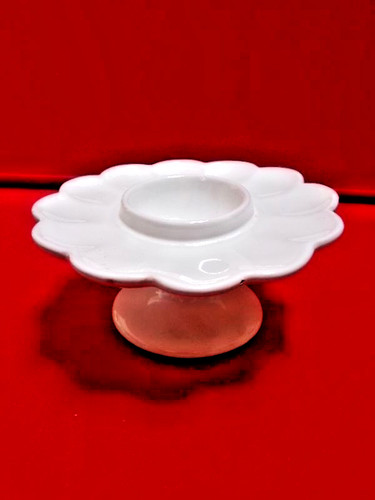 Coquetier faïence blanche - coquetier,