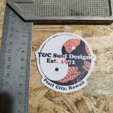 ** sticker autocollant T & C -