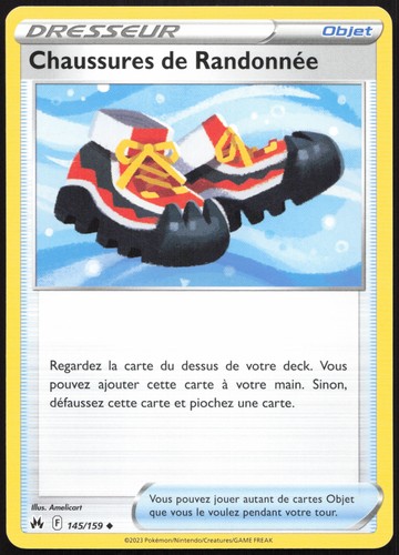 Carte pokémon chaussures - carte,