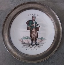 ASSIETTE DÉCORATIVE  - MÉTIERS DU VIEUX PARIS