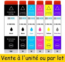 SOS ENCRE - Cartouches d'encre compatibles Canon 580 et 581 XXL : Pixma TR et TS