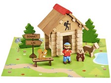 La cabane de montagne à construire 55 pièces en bois Made in Jura - Jeujura 8092