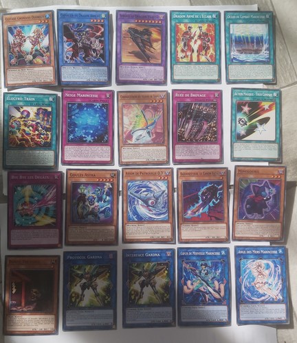 Lot cartes ho - 20, yu-gi-ho