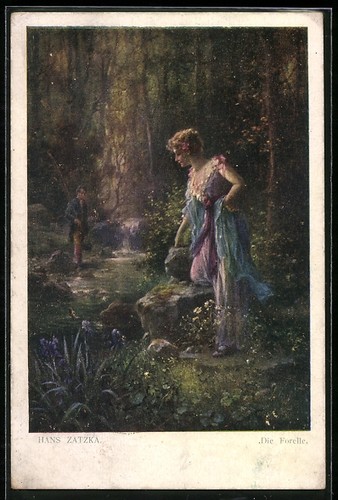 Carte postale artiste - postale, hans