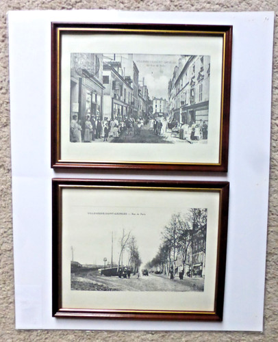 Lot gravures encadrées - de,