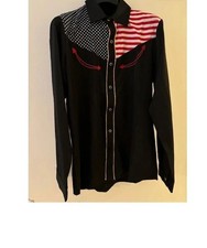Chemise country noire –