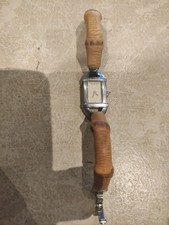 Montre Gucci Bamboo Argenté Argent Vintage Ancienne Acier