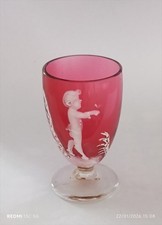 Mary Gregory 5 Anciens Verre