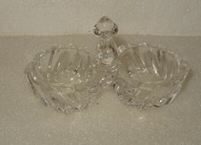 ANCIENNE SALIERE POIVRIERE EN VERRE SEVRES DEPOSE