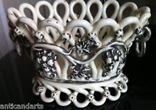 Jardiniere Corbeille ajourée faience Langeais XIXéme