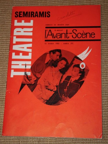 Avant scene theatre - scene, n°