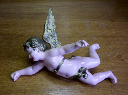 Ancien lustre suspension ange - lustre,