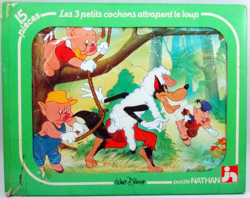 Les petits cochons puzzle - 3,