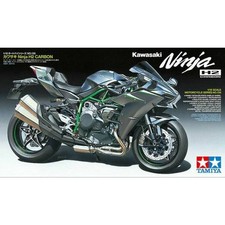 Maquette Tamiya 1/12 Kawasaki Ninja H2 Carbon : Reproduction Premium Avec Caréna