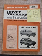 revue technique Ford Fiesta XR2 1.6 1.3 1.1 0.9 S L ghia speciale RTA 1976 1983