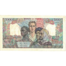 France, 5000 Francs, Empire