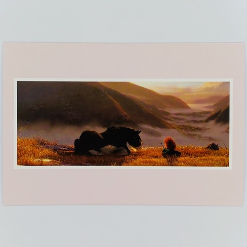 Brave postcard merida angus - brave,