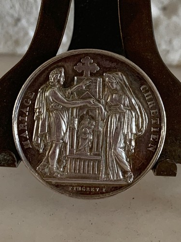 Médaille mariage argent - médaille,
