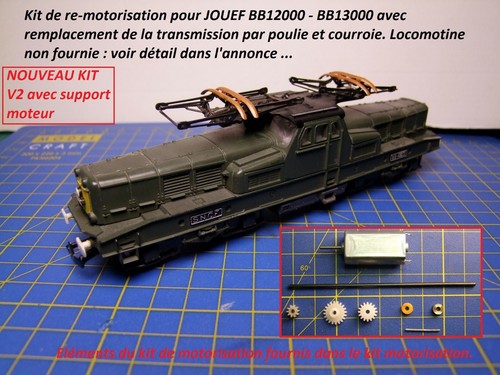 Kit motorisation locomotives - motorisation,
