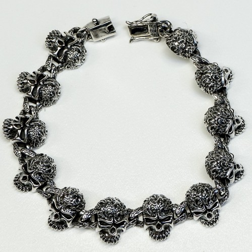 Bracelet biker gothique - biker,