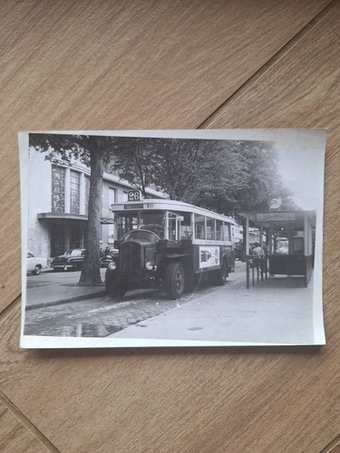Ancienne photo autobus - ancienne,