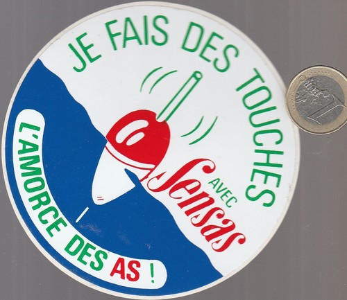 Autocollant pêche sensas - autocollant., pêche.