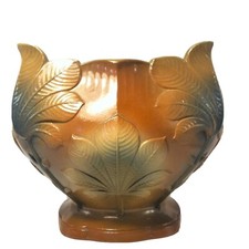 SUPERBE CACHE POT FAIENCE DE