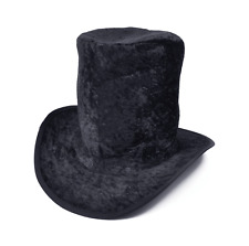Noir Haut Velours Chapeau
