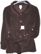 NWT Women's KATE HILL Brown Jacket Plus Size 14W