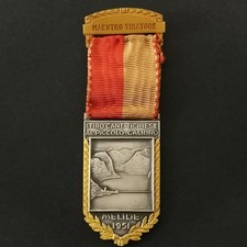 DECORATION MEDAILLE DE TIR AU PETIT CALIBRE MELIDE SUISSE 1951 HUGUENIN LE LOCLE