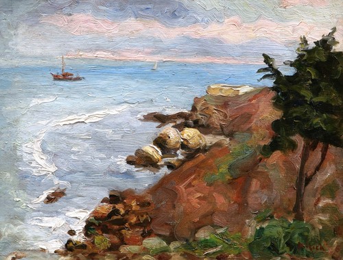 Tableau école paris - école, paysage