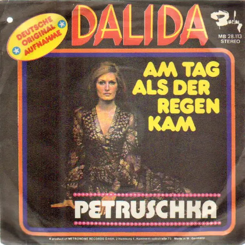 Dalida tag als der regen - am,